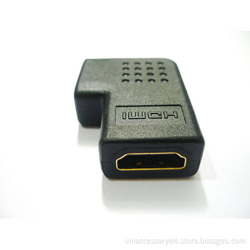 90 degree rotatable HDMI adapter(F-F)